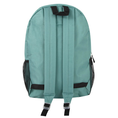 19 Inch Lash Tab Backpack W Side Mesh Pockets - Girls Colors