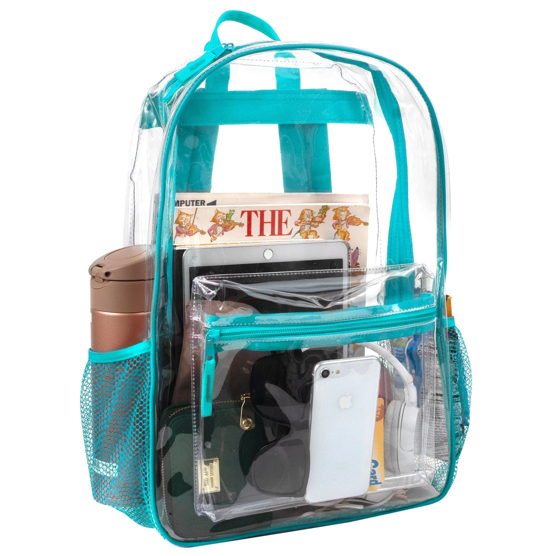 17-Inch Classic Clear Backpack - Girls Colors