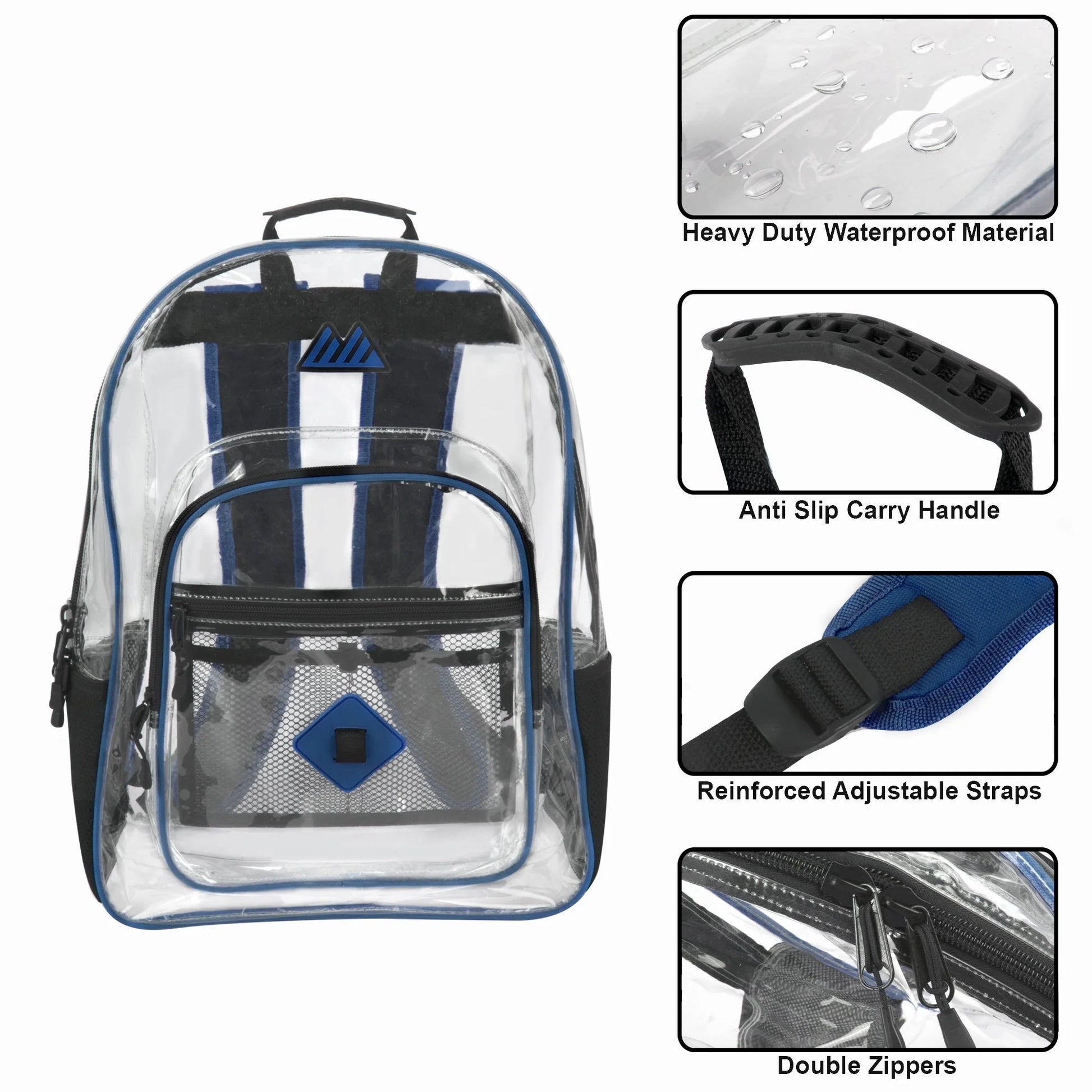 18-Inch Summit Ridge Clear Backpack