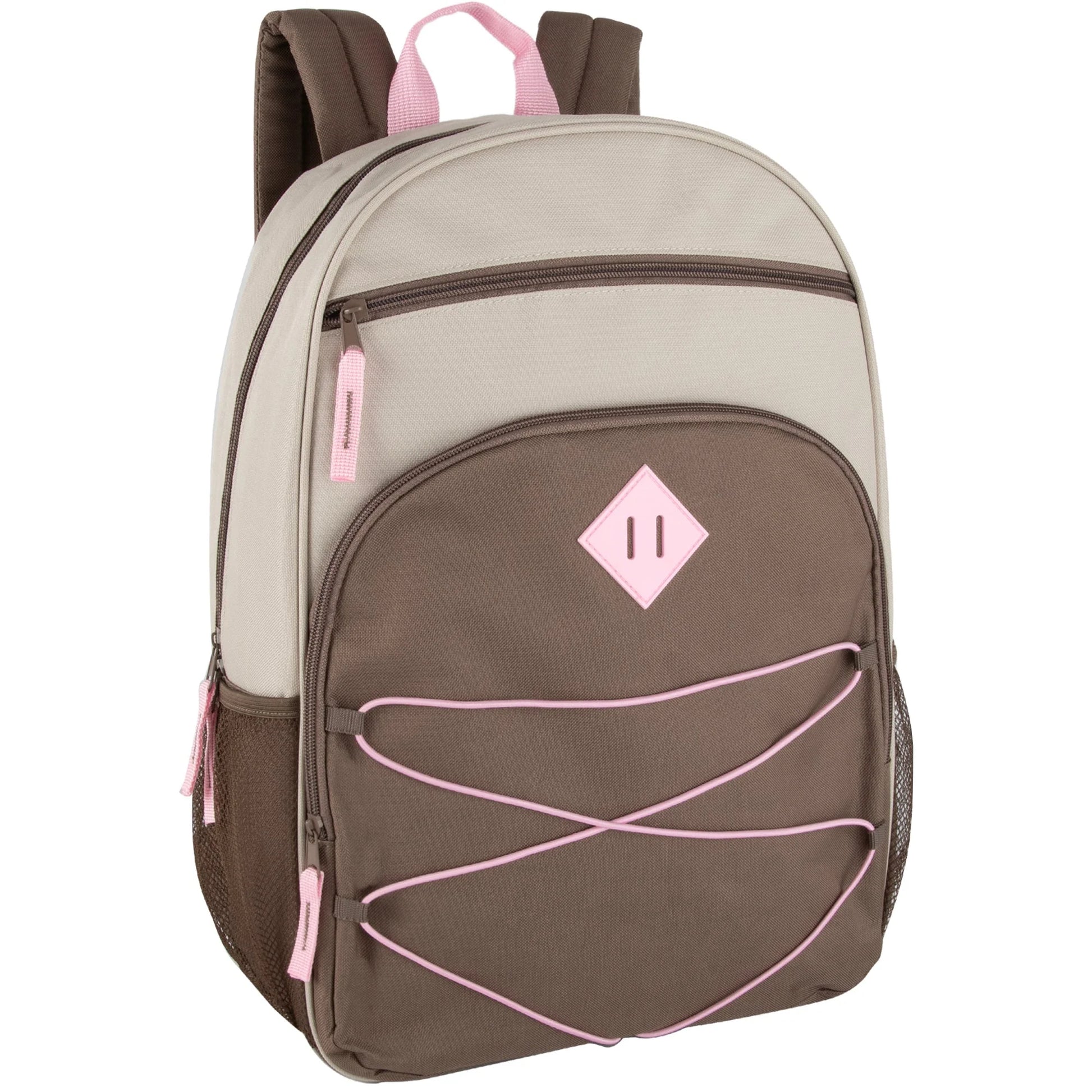 17-Inch Multi Pocket Bungee Backpack - 3 Girl Colors