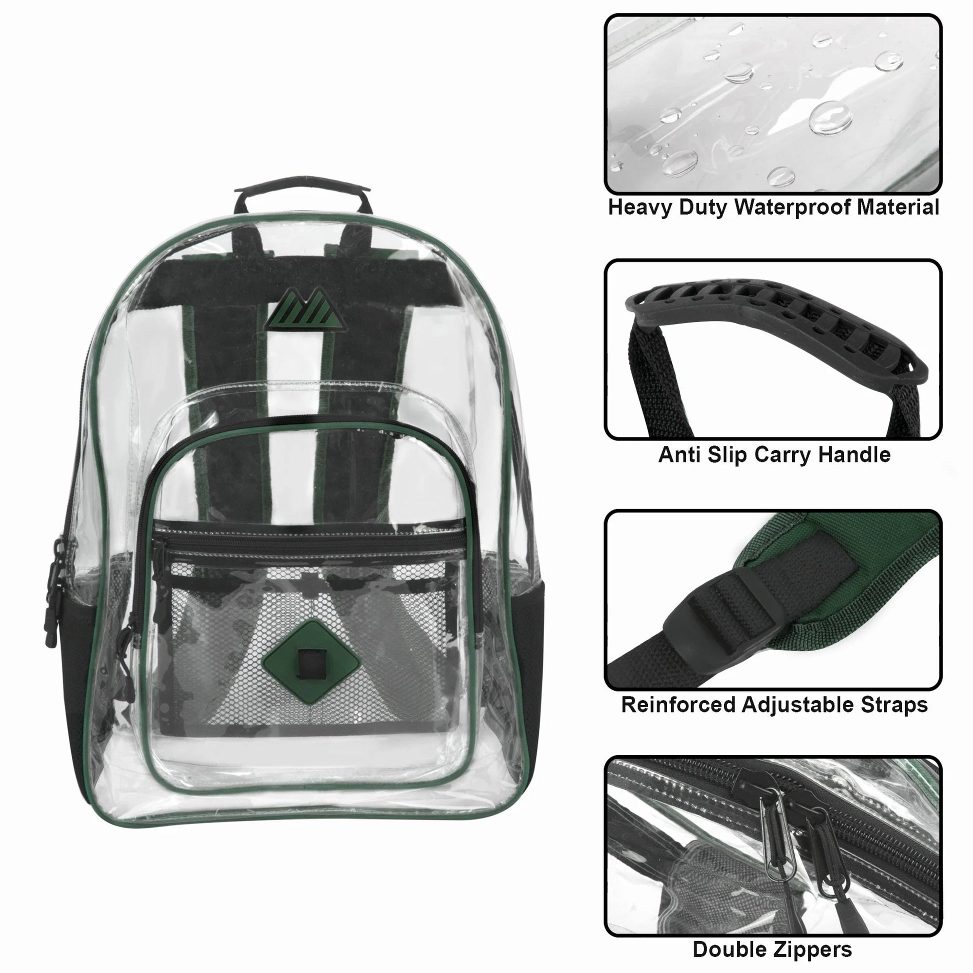18-Inch Summit Ridge Clear Backpack