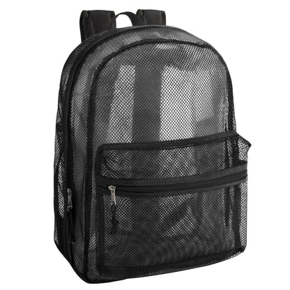 17 Inch Premium Mesh Backpack - 5 Colors