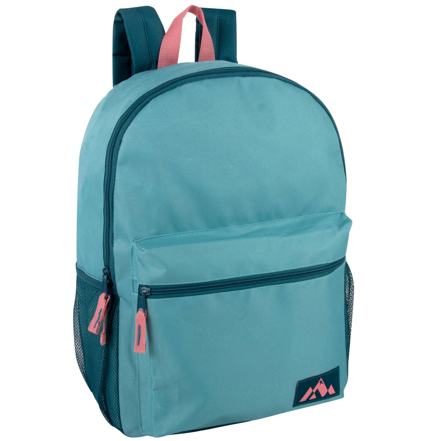 18 Inch Trailmaker Girl'S Assorted Colors Backpack with Side Mesh Pocket - 5 Pastel Colors