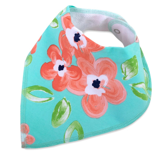 10-Pack Baby Bandana Bibs - Girls