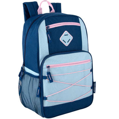 19 Inch Dome Bungee Backpack with Laptop Section - Girls Assortment