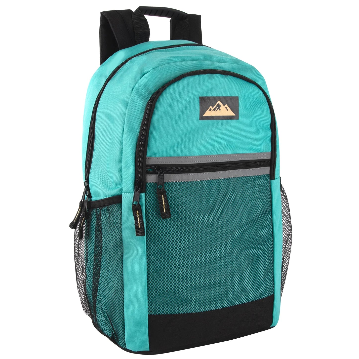 18-Inch Multi-Pocket Reflective Backpack - 3 Girls Colors
