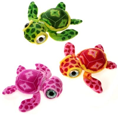 Sea Stuffed Animal Return Gift Big Eye Turtle Plush Toys in Bulk