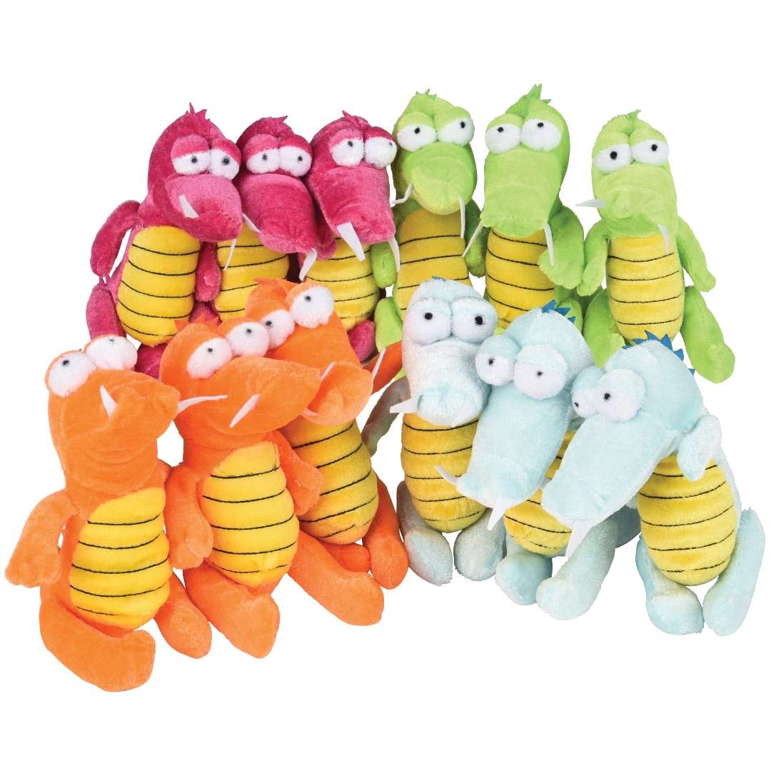 Plush Standing Big Eyed Gators: Adorable Swampy Gifts in Bulk