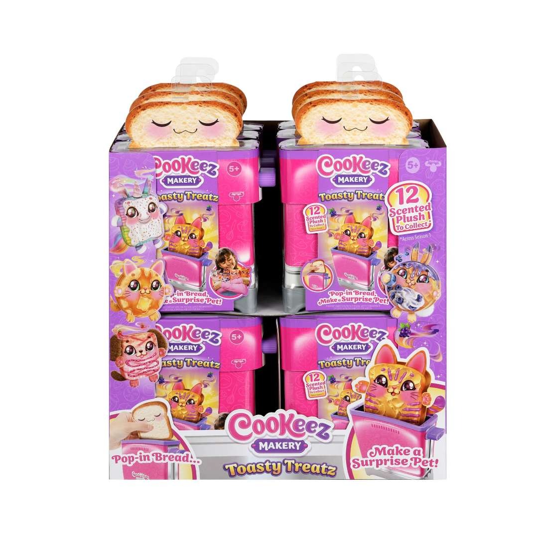 Cookeez Makery Toasty Treatz Toasters with Scented Plush: Surprise Scented Gifts in Bulk