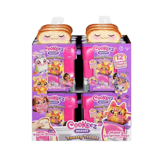 Cookeez Makery Toasty Treatz Toasters with Scented Plush: Surprise Scented Gifts in Bulk