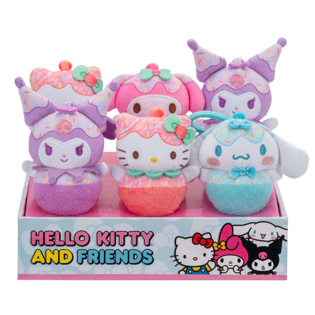 Hello Kitty and Friends Clip-On Plush: Adorable Portable Gifts in Bulk