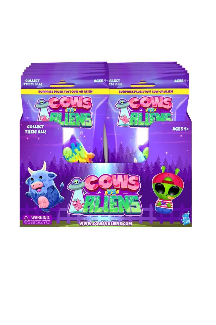 Cows vs Aliens Bean Bag Plush Mystery Bags: Quirky Surprise Gifts in Bulk