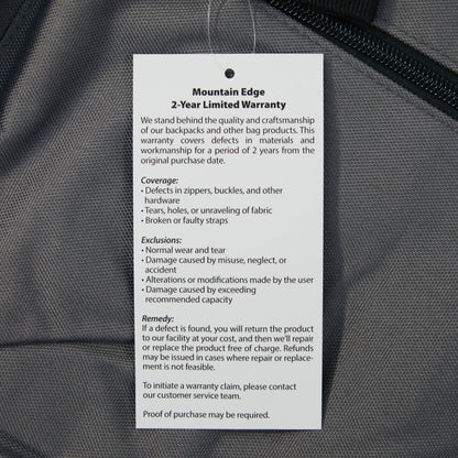 17-Inch Mountain Edge Classic Backpack - 2 Year Warranty